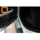 Пороги алюминивые Brilliant Silver Турция для Volvo XC60 2008-2017