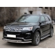 Защита переднего бампера d-60+53 радиусная двойная Технотек для Ford Explorer 2017 – н.в. 