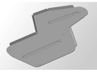 Защита дифференциала ТСС алюминий 4 мм для Honda CR-V 2012-2021