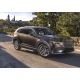 Пороги алюминиевые Rival Silver New для Mazda CX-9 2017-2021