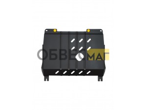 Защита картера и коробки передач для CHANGAN CS95 FL (23-), 2.0, бен., AT, 4WD / Чанган Сиэс 95