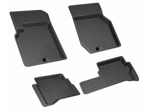 Коврики салона Rezkon резиновые 4 штуки для Nissan Almera Classic № 1025005100